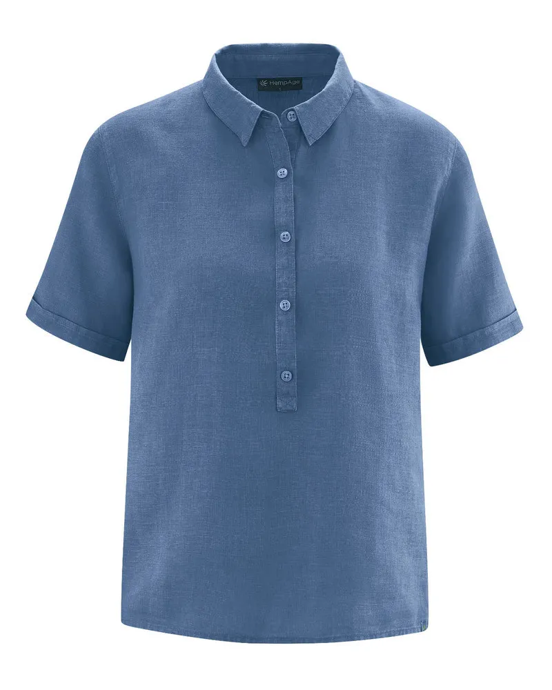 Blouse droite manches courtes