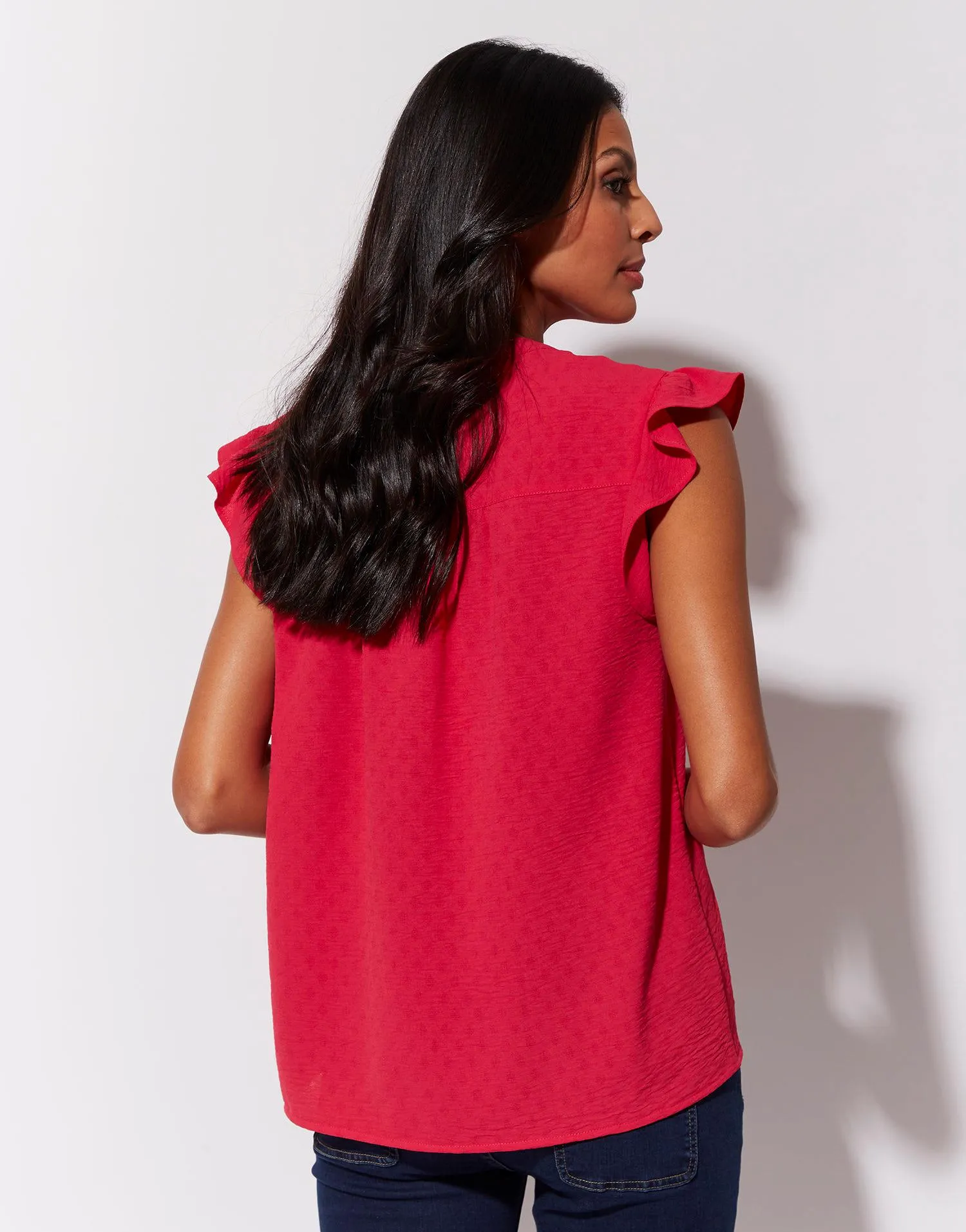 Blouse manches courtes unie
