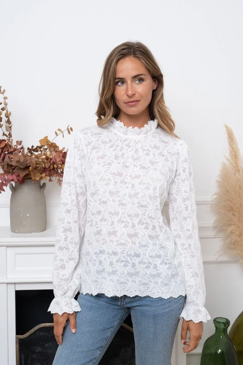 Blouse Nala Blanc